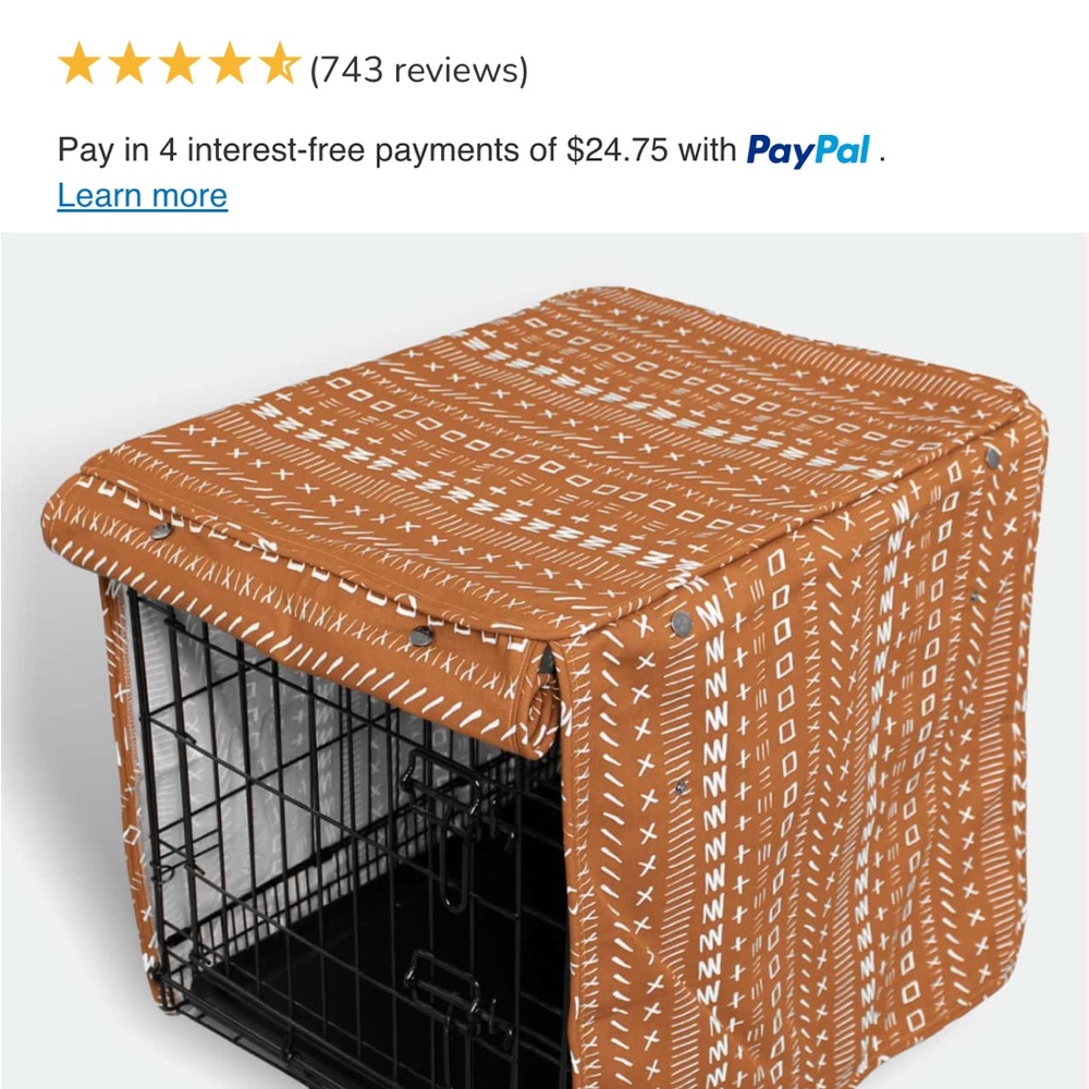 Molly Mutt Dog Crate Cover